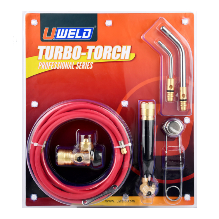 UWELD рефрижераторная газовая горелка, многоцелевой пропан HVAC Mapp турбофонарь