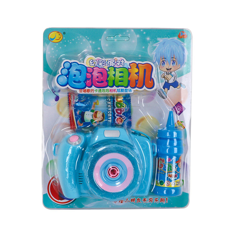 bubble gun sets with music air bubbles machine bubble water wall for Summer water gun bule camera styling for Children's toy