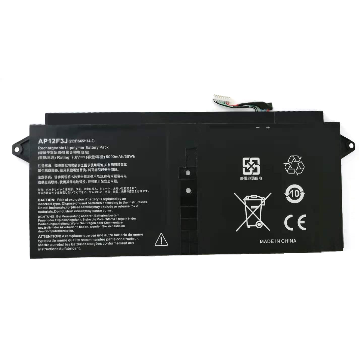 AP12F3J AP13J4K OEM/ODM replacement laptop battery for Acer Aspire S7 Ultrabook Series Notebook battery   Li-polymer Battery