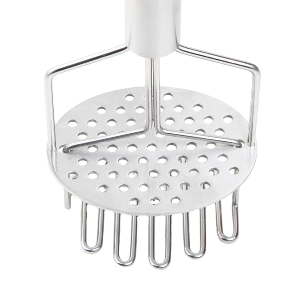 New Kitchen Mashed Potatoes Device Bilayer Mud Salad Fruit Vegetable Tool Stainless Steel Photo Mash Maker