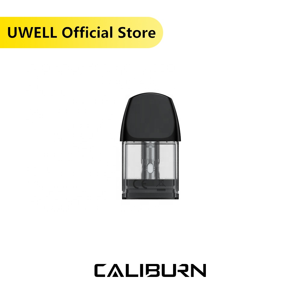 UWELL For CALIBURN A2 Pod System CALIBURN A2 Refillable 4Pcs Pod Cartridge Meshed-H 0.9Ohm 2ml CALIBURN A2 AK2 Pod System