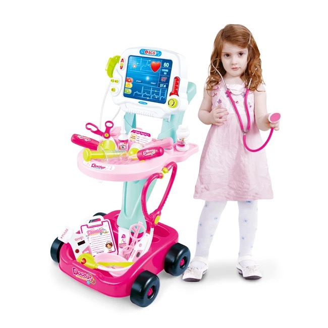 17pcs Doctor Kit Pretend Play Toys Medical Role Play Game Doctor Toys For Girls