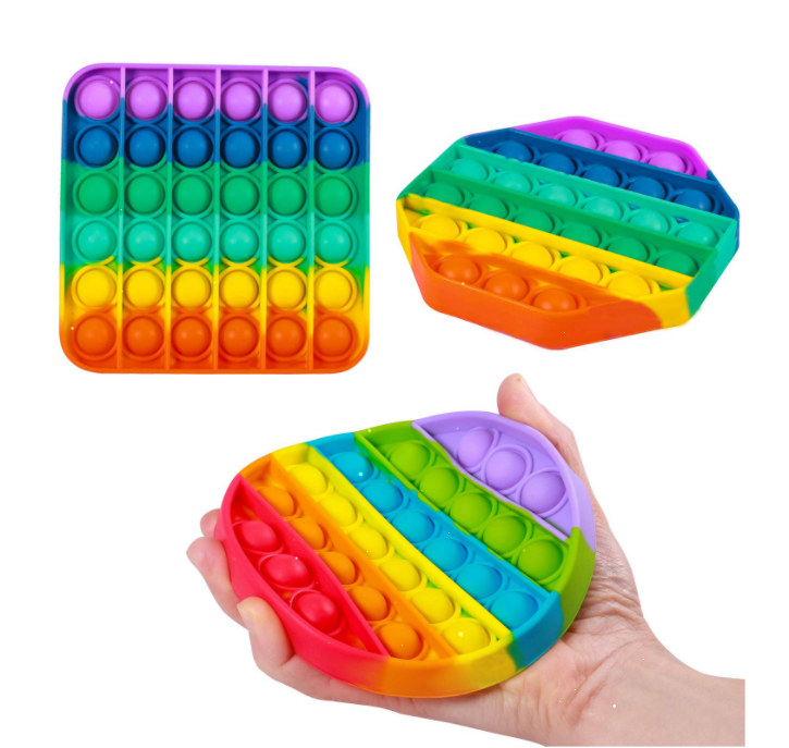 Amazon pop it fidget toy push pop bubble fidget sensory toys for children with autism squeeze fidget toys pop it