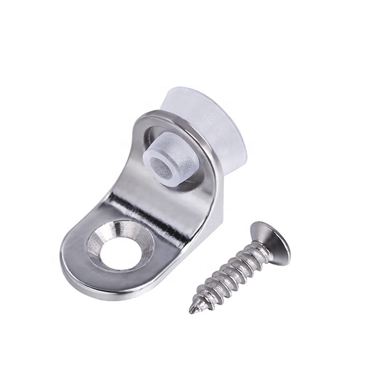 K203 Hot selling shelf support pin glass bracket zinc alloy holder