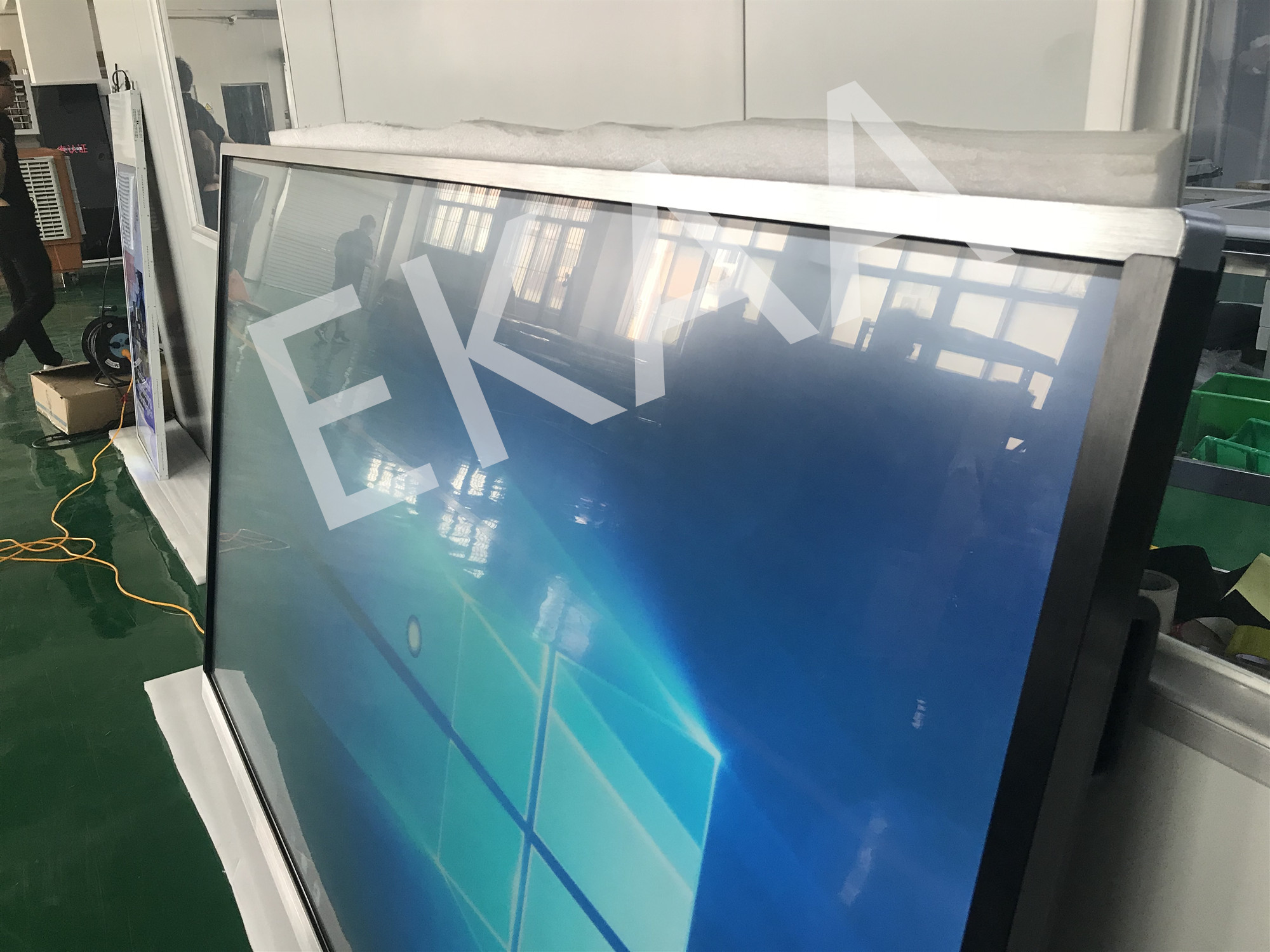 EKAA 100 дюймов Сенсорная сенсорная портативная инфракрасная сенсорная интерактивная белая смарт-доска для shcool/ office