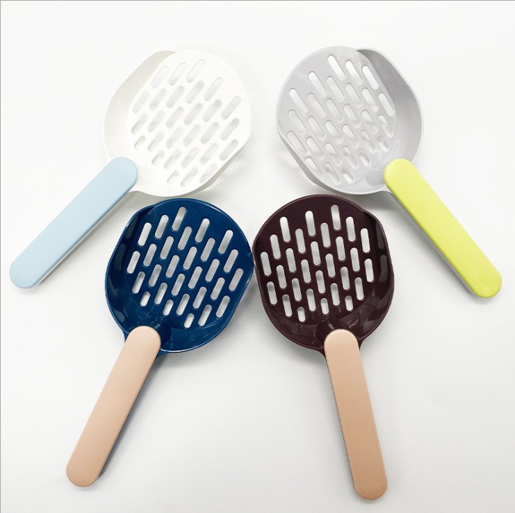 New style durable comfortable handle pet cleaning plastic cat litter shovel cat litter scoop