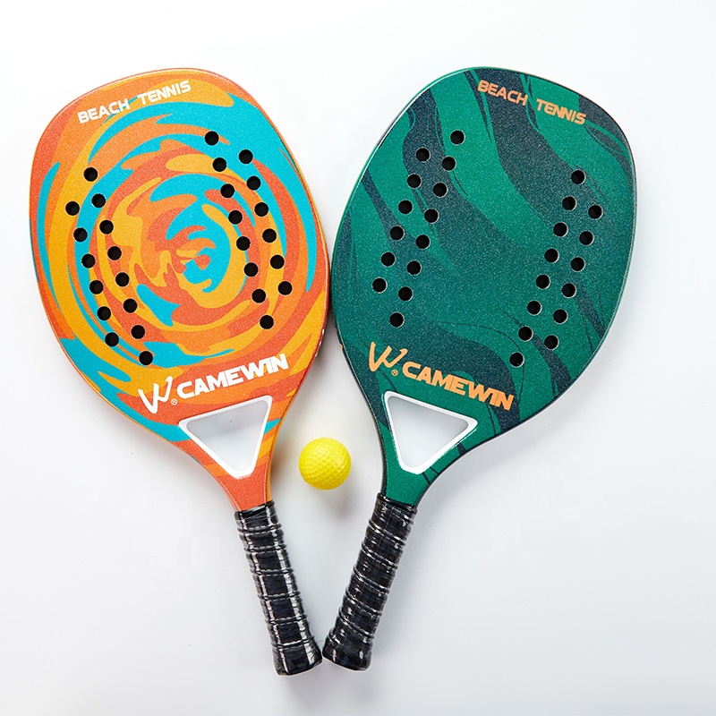 Beach Tennis Rackets Custom Carbon glass Beach Paddle Racket