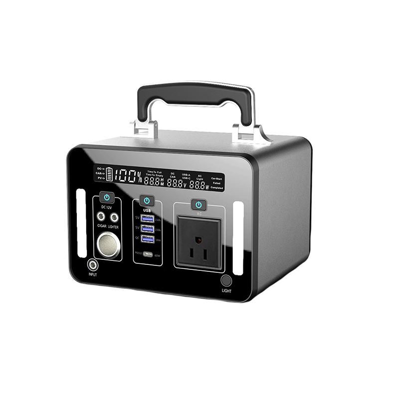 Литиевая аккумуляторная батарея MPPT 500Wh 135.2Ah 220V для наружного питания 500W, энергосберегающая портативная электростанция