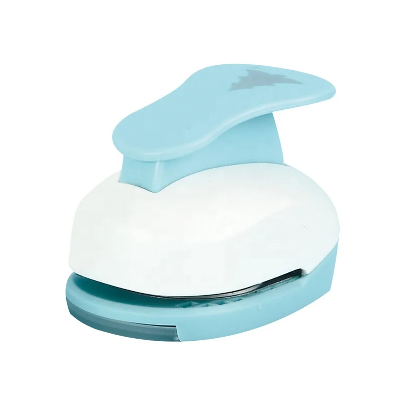 Hot selling 76mm punching machine with various pattern embossing paper, used for DIY