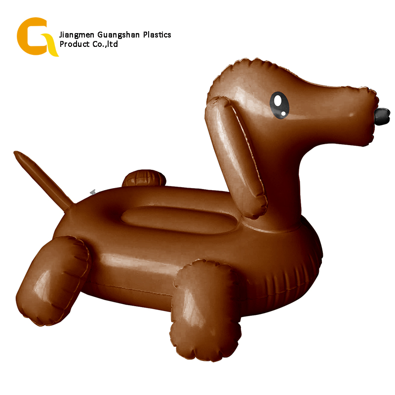 dog shape swimming floats inflatable pool float