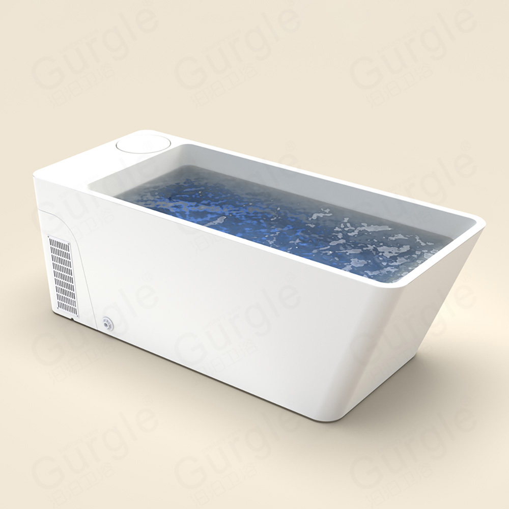 Wifi App Control Cold Plunge All In One Acrylic Ice Bath Tub 1.9m Cold Plunge Pool With Chiller Filter And Insulated Cover