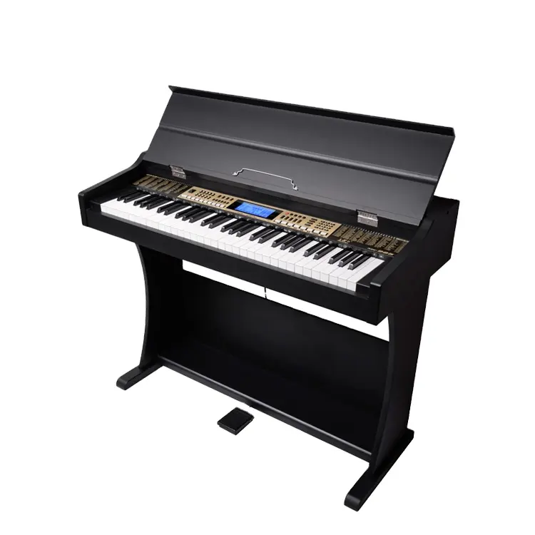 Professinal High Quality Standard 61 Keys Best Digital Piano With USB Input/Output LCD Screen Multifunctional