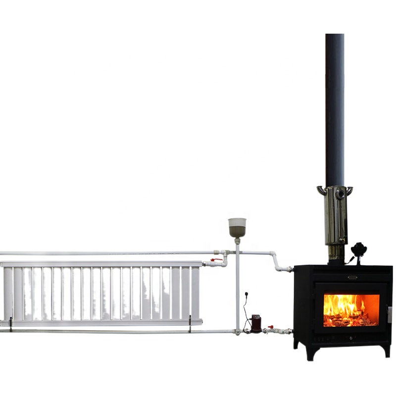 Heater connect real fire freestanding roast bread pizza meat BBQ wood burning heating stove european fireplace with oven