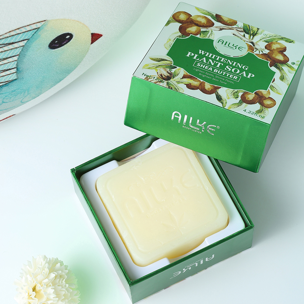 Ailke Handmade Foam Plant Soap with Amino Acid Shea Butter Whitening Soap