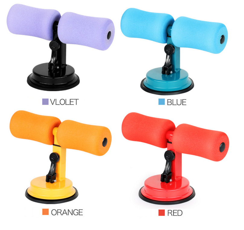 Multi-functional Sit Up Floor Bar Sit Up Bars Home Gym Work Out Floor Fitness Equipment Self-Suction Situp Assist Bar Adjustable
