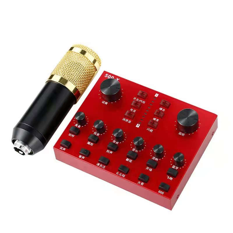 Звуковые карты и миксеры v8 карта и микрофон вещание оборудование профессиональная функция прямой трансляции otg для компьютера смартфона