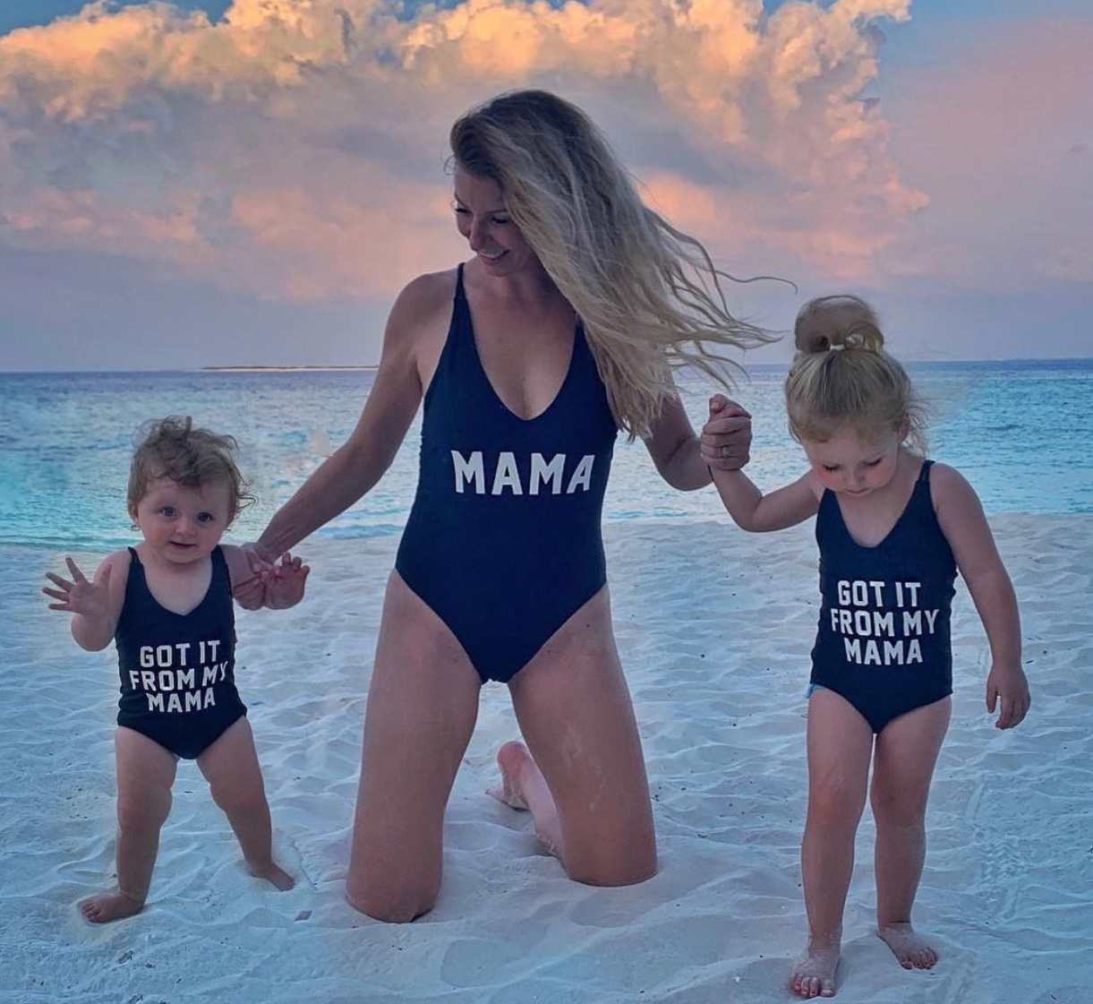 «Mommy and Me» детские цельный купальный костюм бикини Trajes de Bano 2021 Maillot de Bain tendanc купальный костюм комплект; Одежда для родителей и детей детские купальники