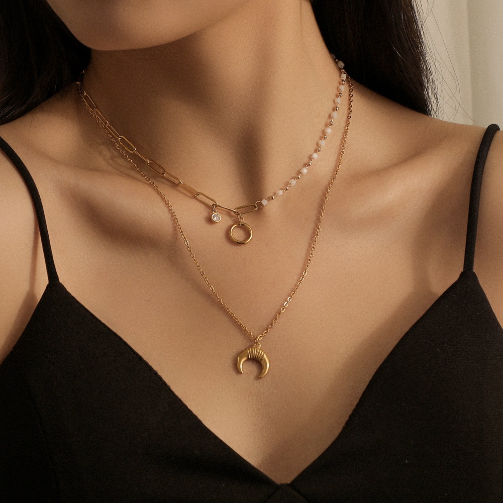 bohemian necklace jewelry stainless steel women necklace pendants for necklace women
