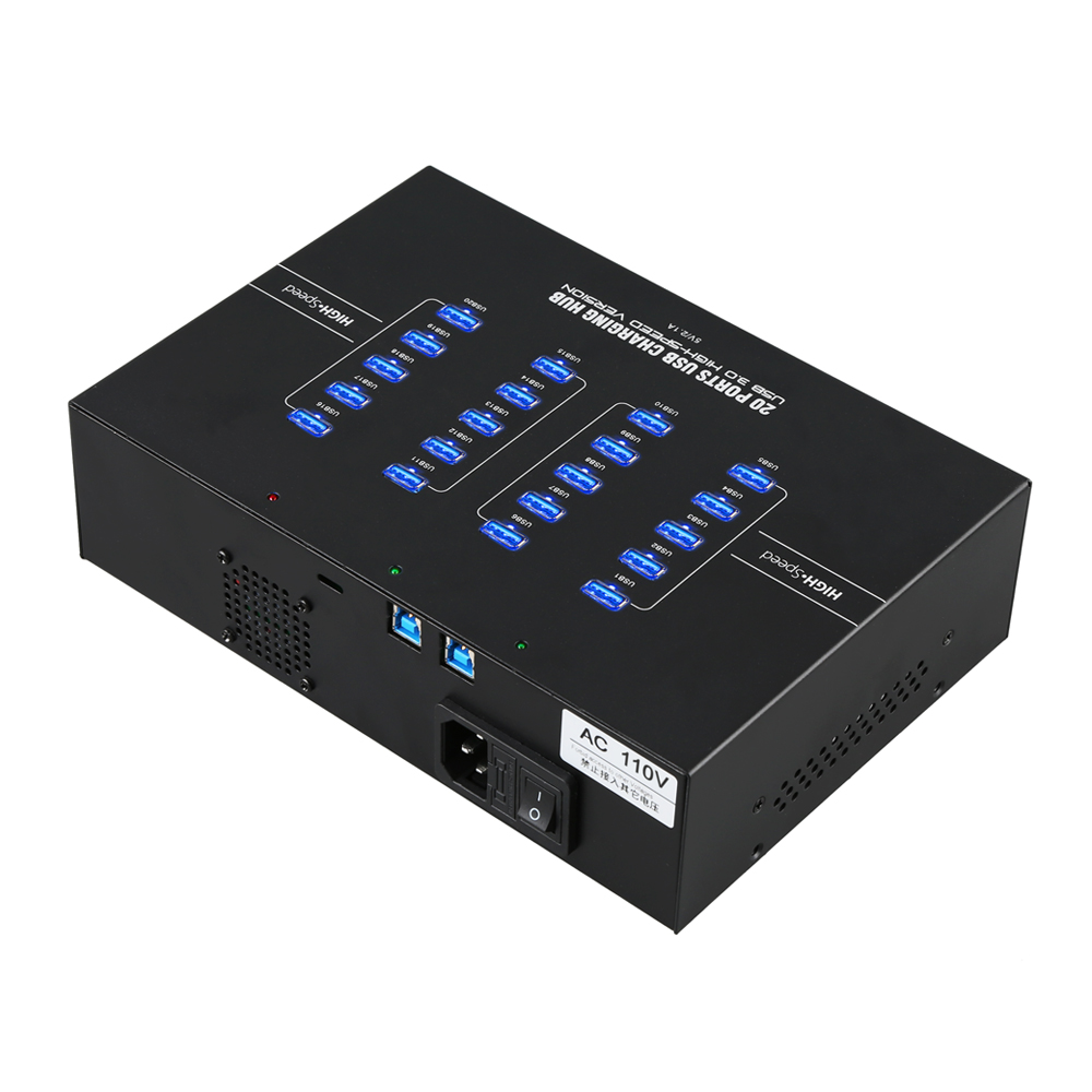 Sipolar max 2,1 A зарядный концентратор a223 на 20 портов с питанием от Usb 3,0 для обновления мобильных устройств