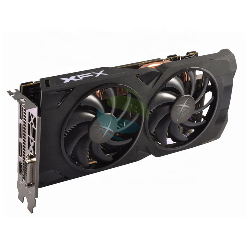Для видеокарты XFX RX 470 4 Гб 400 бит GDDR5 графические карты для AMD RX 570 серии VGA карты RX470 DisplayPort 580 480 HD б/у