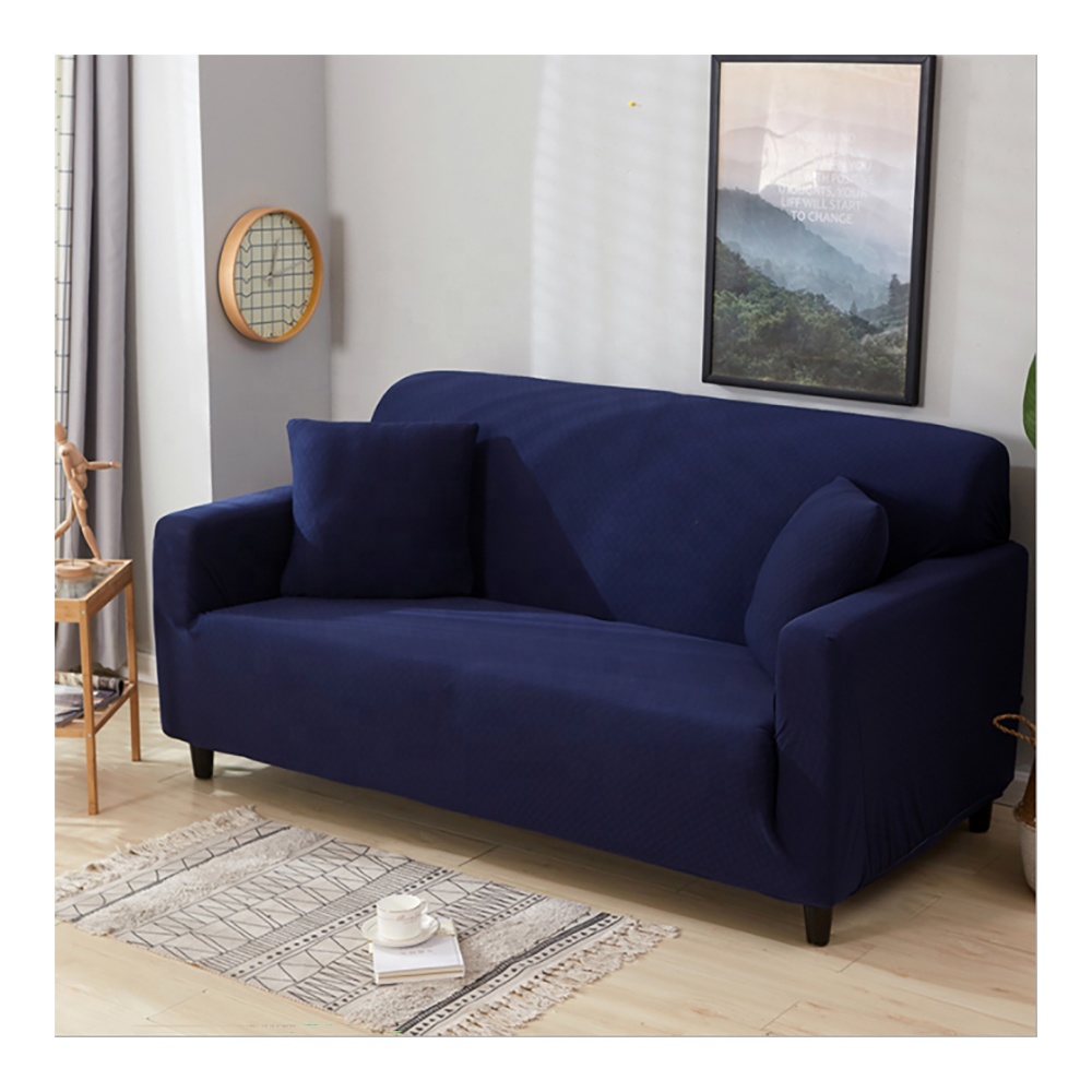 Amazon Hot Quality sofa cover stretch elastic fabric waterproof for couch cover for 2 seater