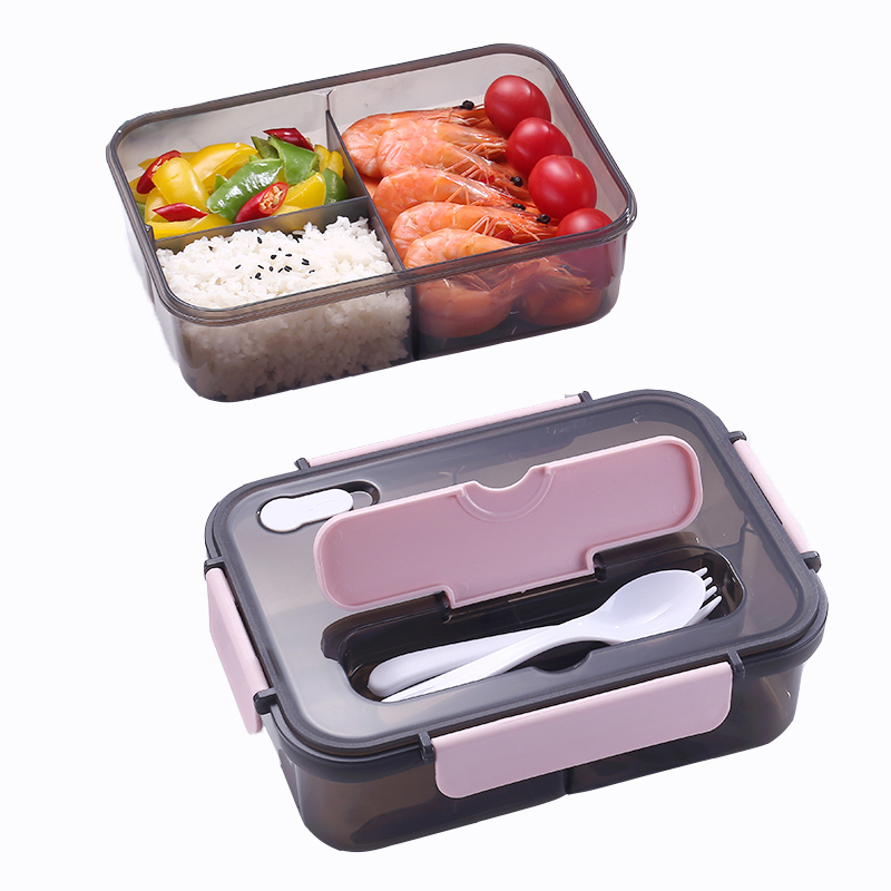 ODM OEM inject plastic manufacturer custom 3 compartment lunch box kids school eco leak-proof men lunch box