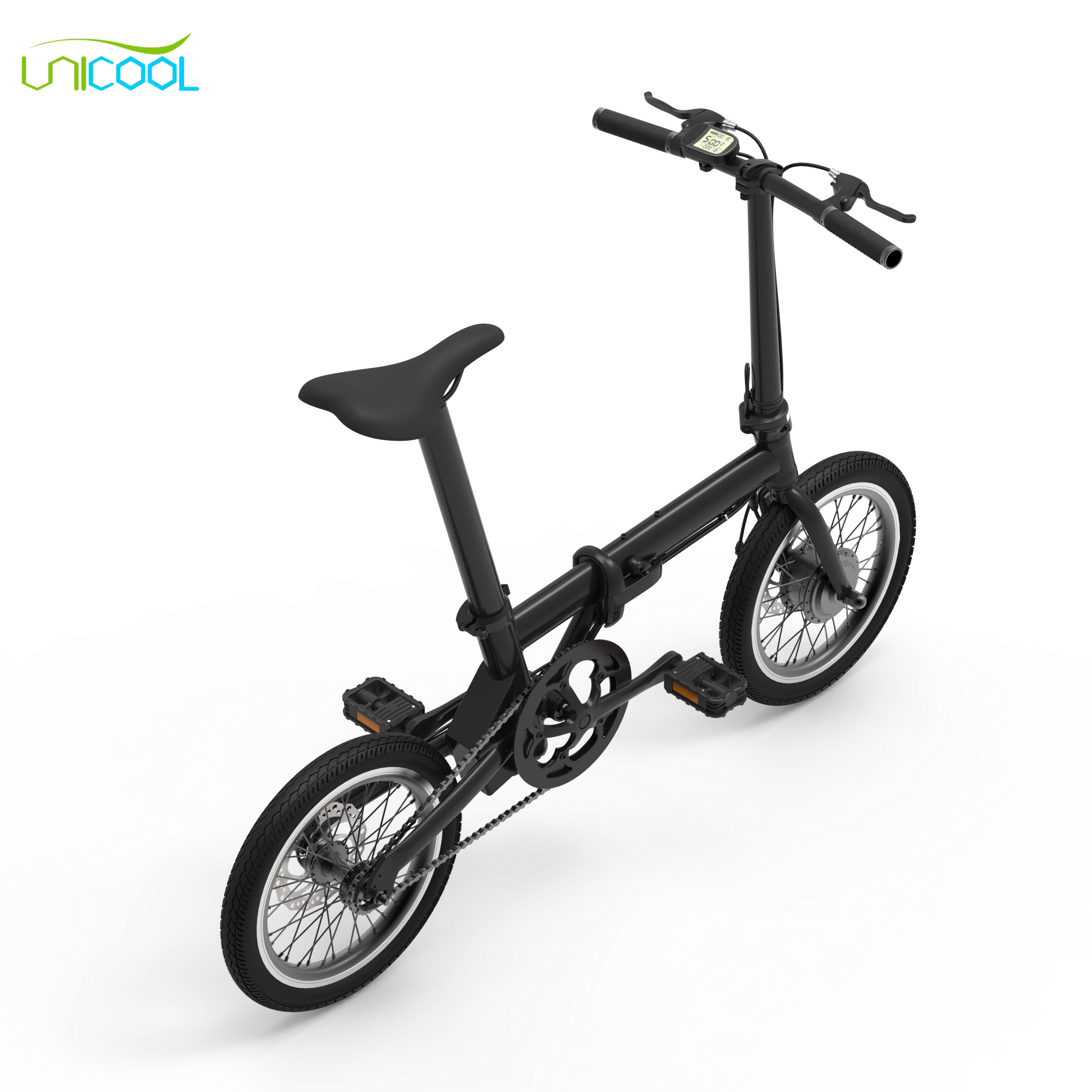 Электрический велосипед Xiaomi Qicycle, спортивный, портативный, складной, с ЖК-экраном