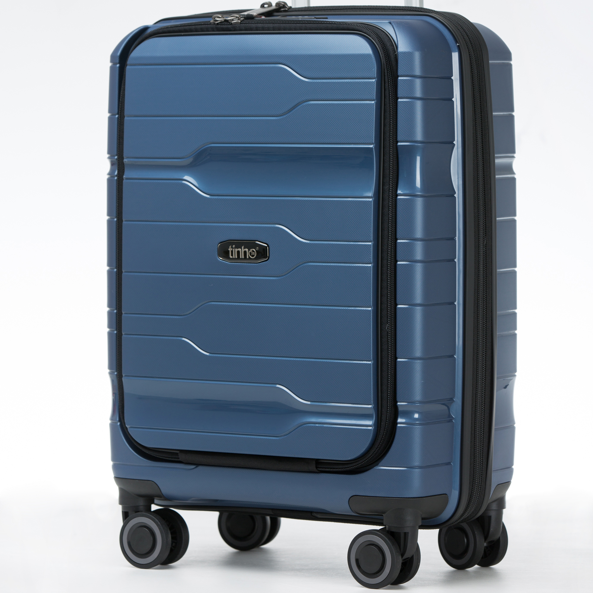 Factory new and hot-selling PP Zipper luggage with suitcase travel luggage 20 inch with front pocket