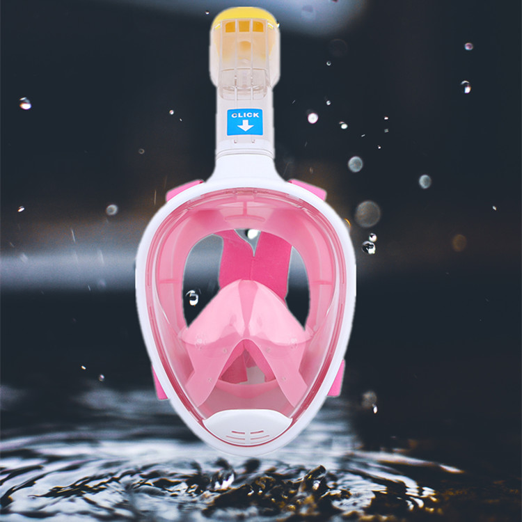 180 Degree Panoramic View ANTI-FOG & ANTI-LEAK Full Face Snorkel Mask for Kids