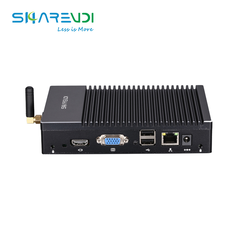 SHAREVDI K1 Мини ПК Безвентиляторный Компьютер для цифровых вывесок