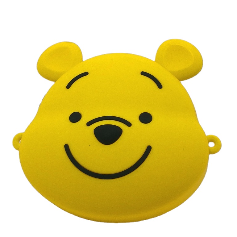 Новый модный кошелек с кармашком для монет, кошелек, 3D силиконовый мультяшный Кошелек для монет