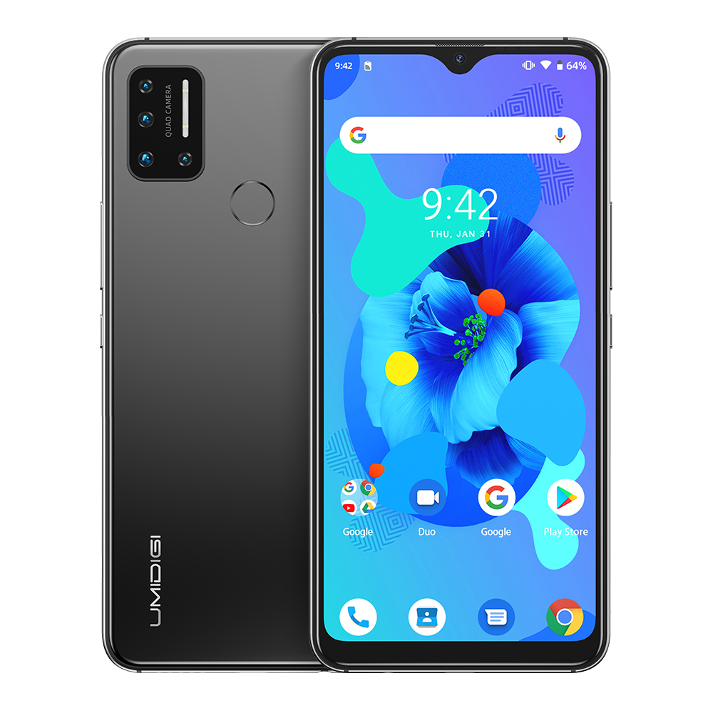 Смартфон UMIDIGI A7 на Android, восемь ядер, экран 6,49 дюйма, 4 Гб + 64 ГБ
