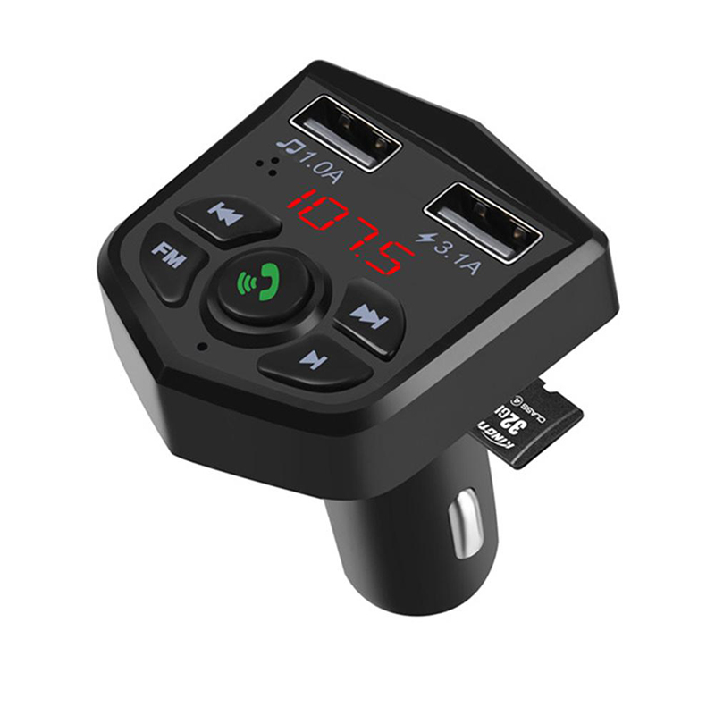Новый автомобильный беспроводной стерео MP3-плеер с двойным Usb-переходником и BT Радио