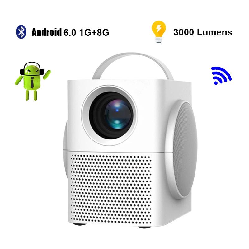 Проектор с ЖК-дисплеем, Android, Full HD, 1080P, Wi-Fi