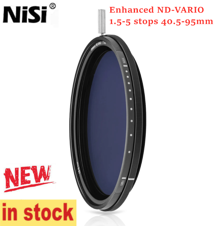 Фильтр для объектива камеры NISI Enhance ND-Vario 1,5-5 Stops 40,5-95 мм