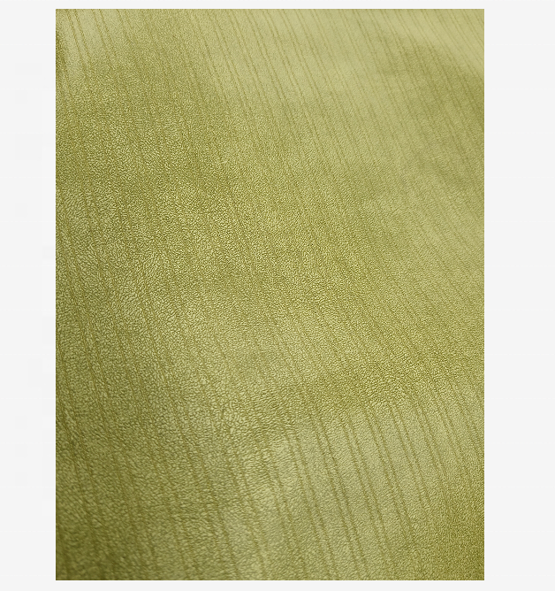 Hometextile printed waxed PU women jackter garment knitted waterproof fabric 100%polyester recelyed suede bronzed fabric