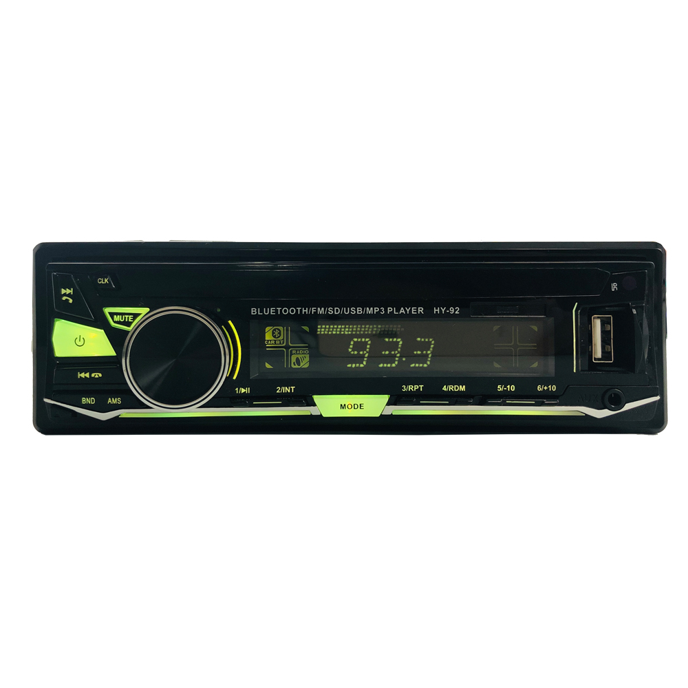 Автомобильный mp3 плеер Авто Радио 7 видов цветов Изменение с BT с помощью приложения на телефоне управления 12V rc 1din автомобильный аудио