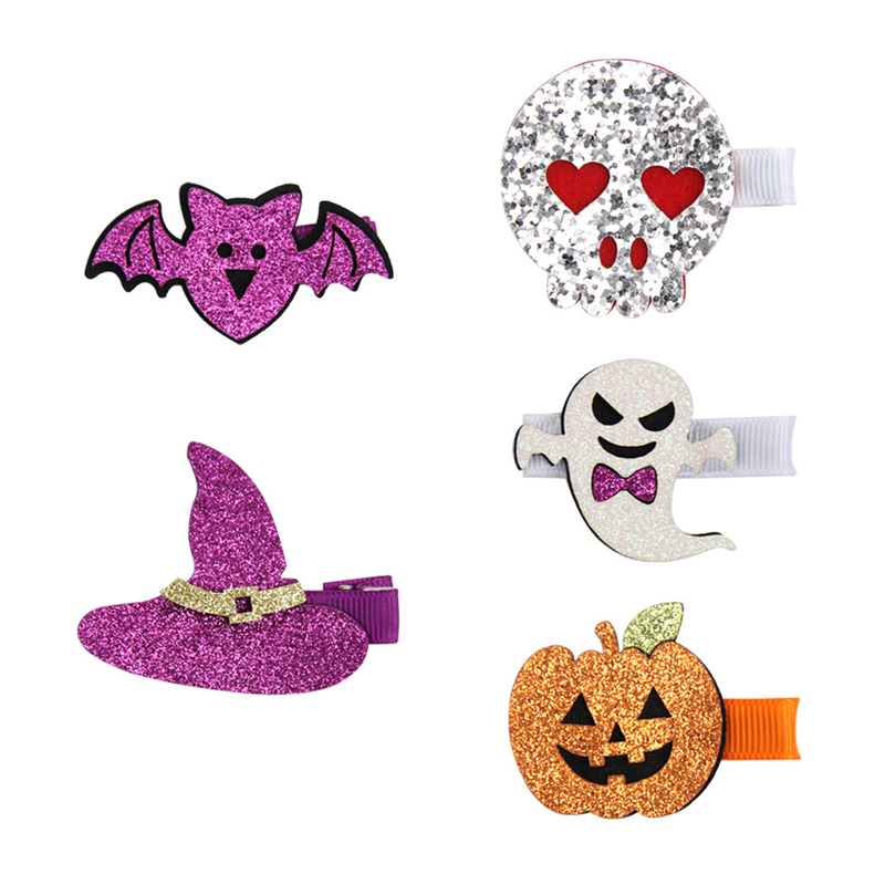 Halloween Funny Witch Hat Hair Pin Cover Worry Dolls Barrette