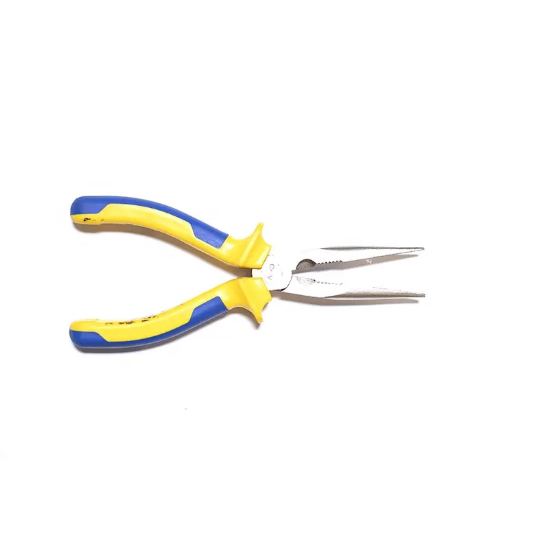 wholesale Long Nose Pliers Nipper Pliers with insulation PVC handle used for electric wires