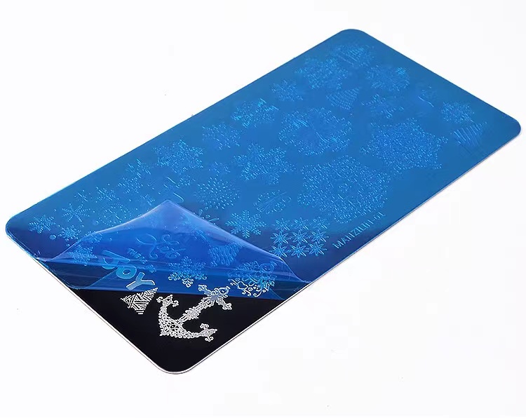 Wholesale Nail Stamping Plate Jelly Stamper Scraper Set Christmas Theme Image Template Nail Molds Manicure Stencil Tools