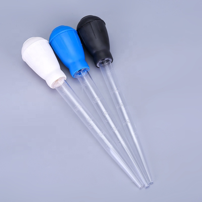 Portable Aquarium Dropper Pipette Cleaner Manual Tool Aquarium Pipette Fish Tank Siphon Pump Water Changer