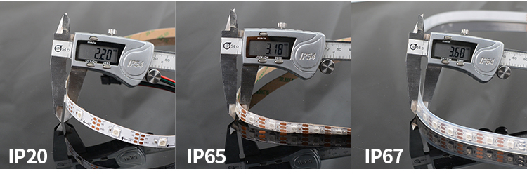 Custom digital  SK6812 5050RGB 60leds/m addressable  led strip outdoor pixel RGB neon flex