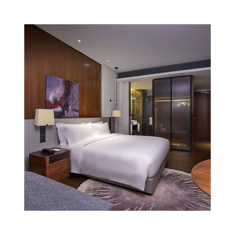 Foshan Hotel furniture dubai king bedroom set modern luxury hotel furniture bed room set hotel Bed set furniture