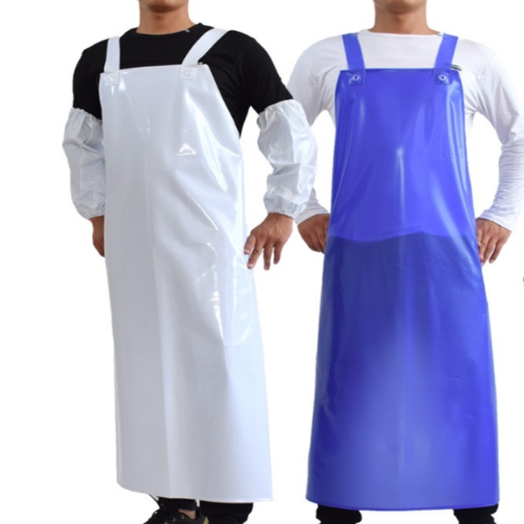 Biodegradable anti-oil waterproof cooking household TPU apron dog grooming cleaning food processing butcher TPU apron.