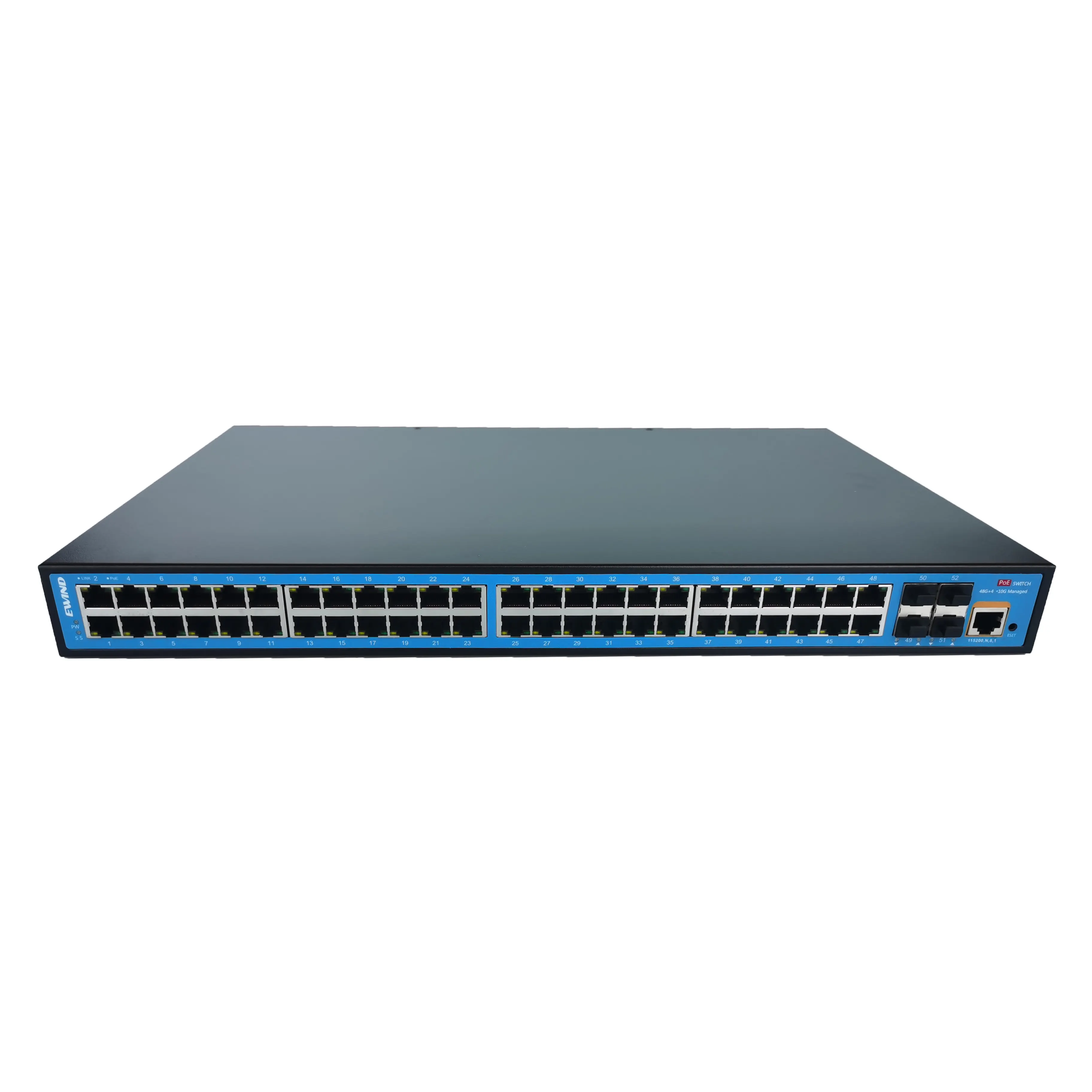 Scodeno OEM/ODM IP40 1000Mbps 8 Port Industrial Switch PoE For 5 Years Warranty