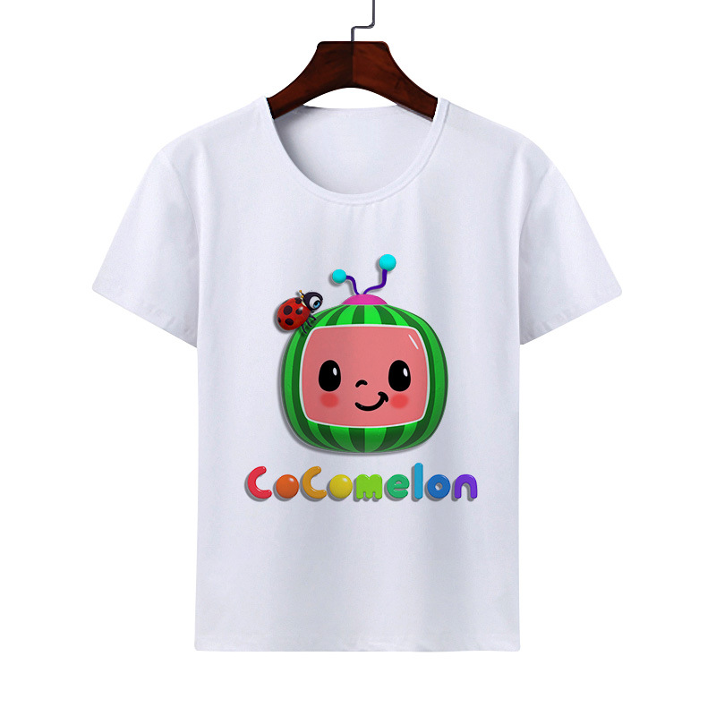 DGKT-023 cocomelon на тему дня рождения 2-11YEAR виде галстука-бабочки и коротким рукавом cocomelon на день рождения