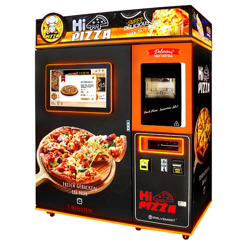 Automated Self Vending Machine Pizza Maker Elevator Full Automatic Vending Machine With Touch Screen