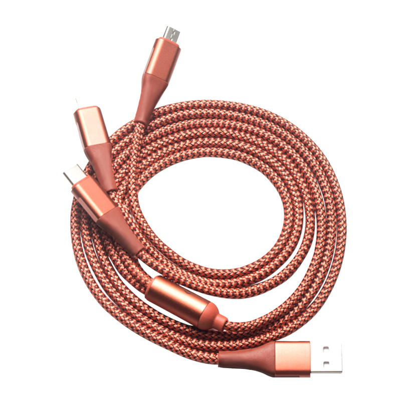 SOLOVE Высокое качество Быстрая зарядка 3 в 1 micro USB type c кабель зарядного устройства для мобильного телефона