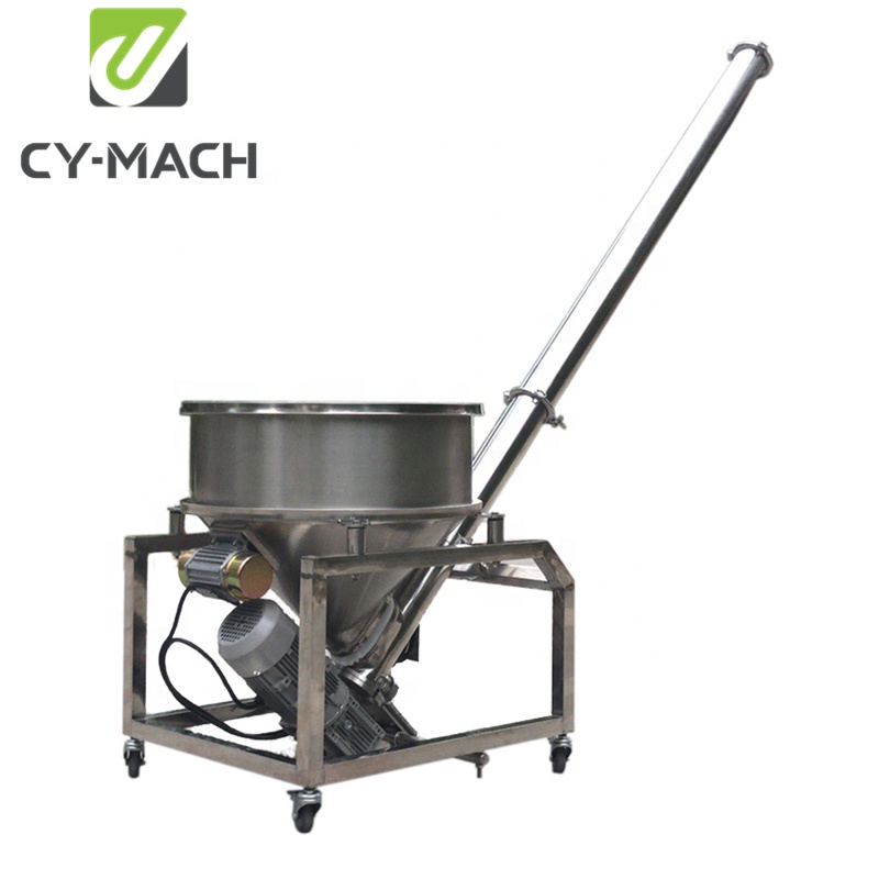 Concrete auger horizontal screw conveyor small powder conveyor grain machine