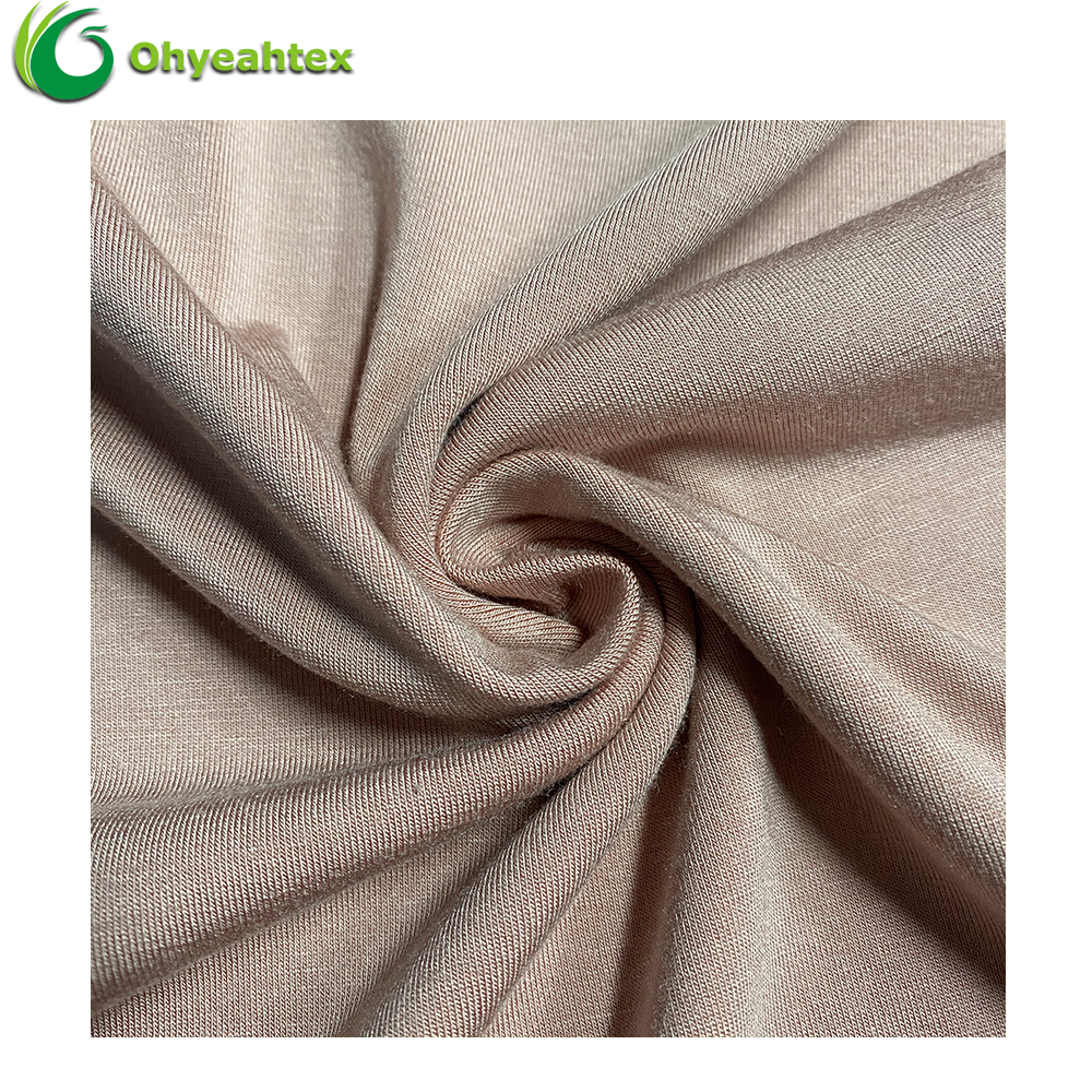 Super Soft Anti-Bacteria 220Gsm Bamboo Spandex Jersey Fabric for Sleepwear